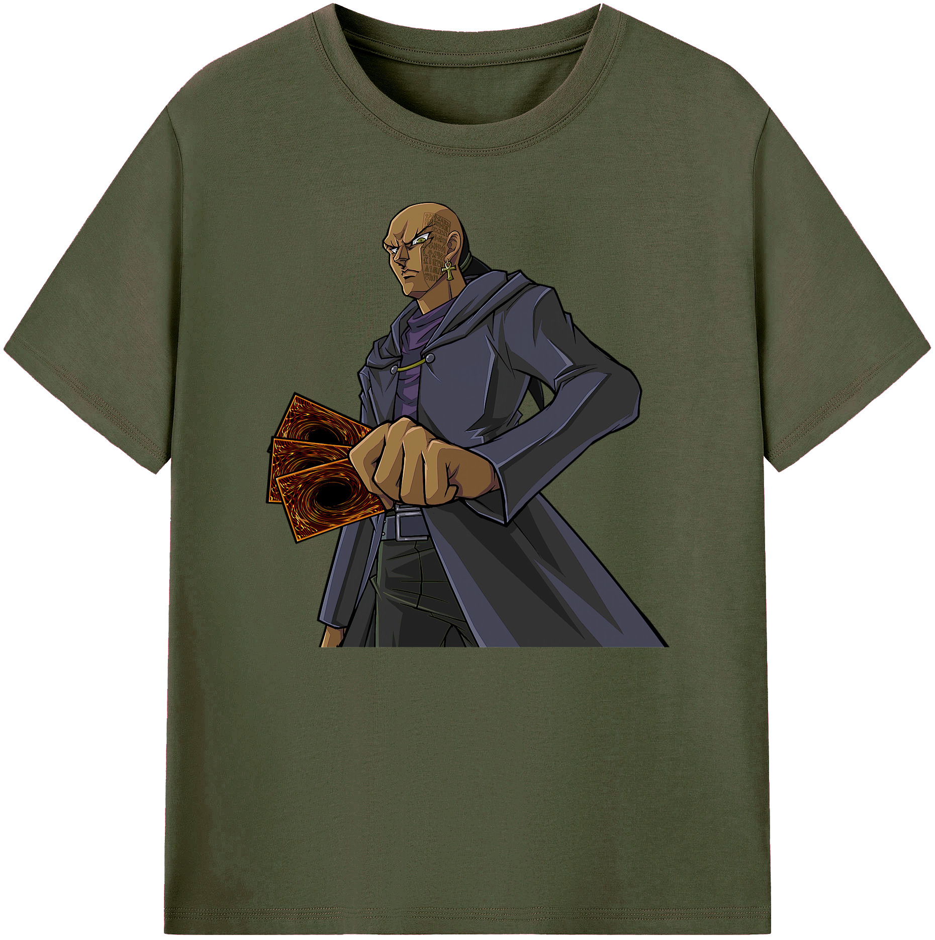 （画像用） 遊☆戯☆王 Yu-Gi-Oh! 綿100％ メンズ半袖Tシャツ｜肌触りやわらか＆通気性